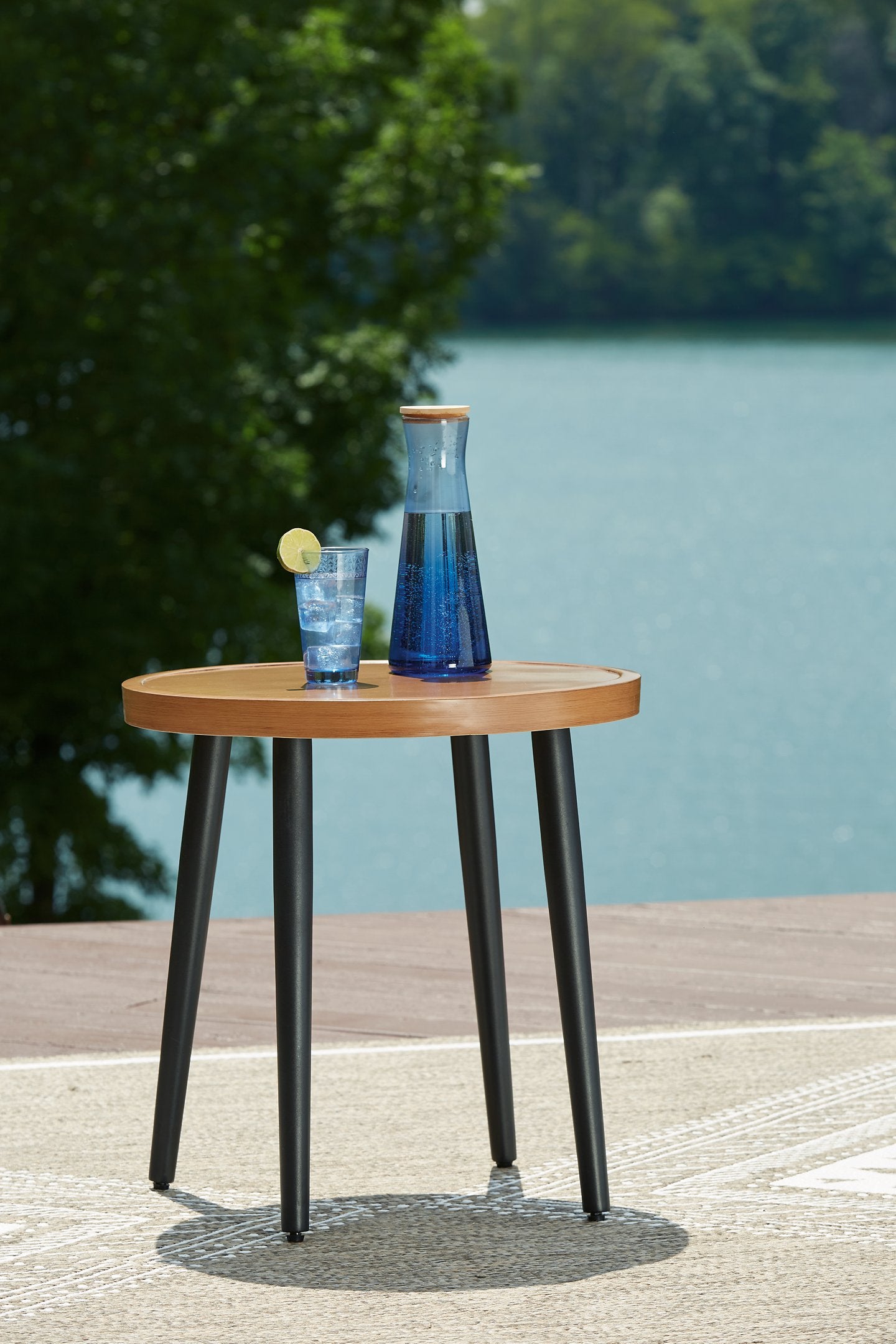 Horizon Hall Outdoor End Table - Luxury Home Furniture (MI)