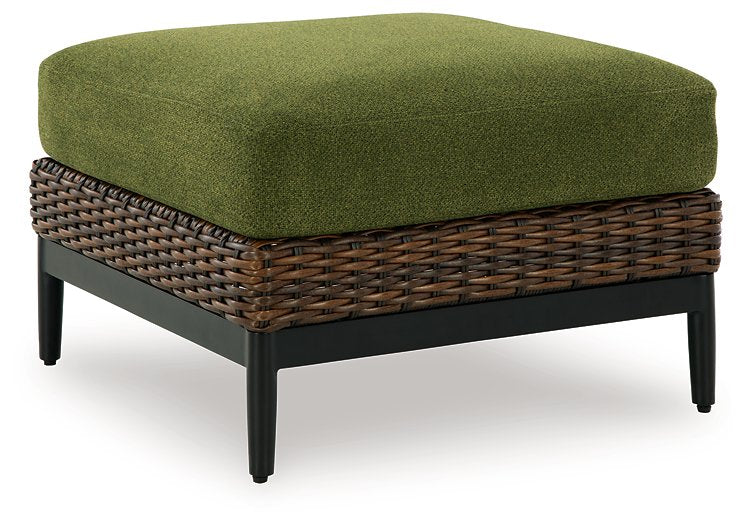 Horizon Hall Outdoor Ottoman with Cushion - Luxury Home Furniture (MI)