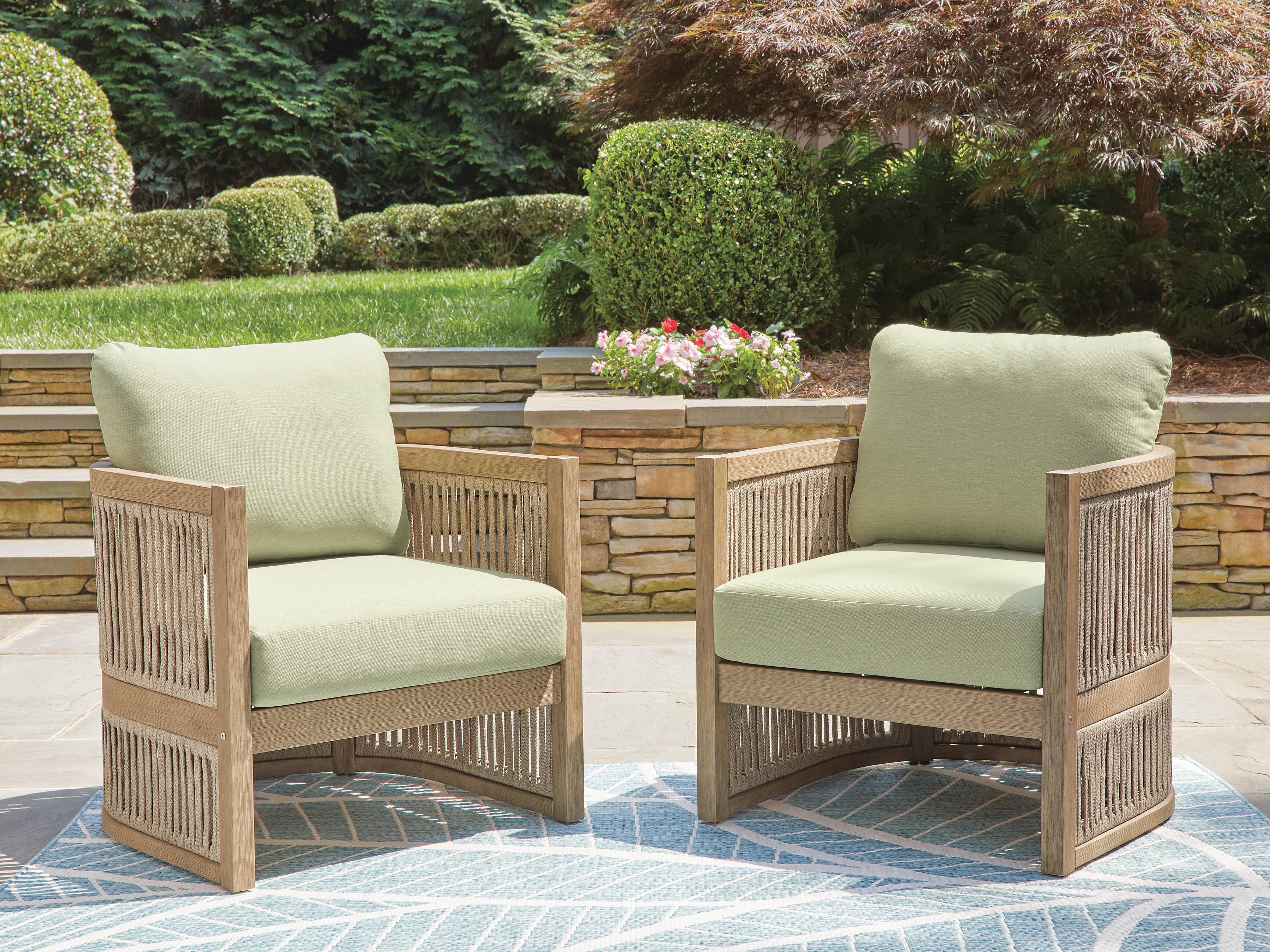 Serena Shores Outdoor Lounge Chair (Set of 2) - Luxury Home Furniture (MI)
