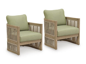 Serena Shores Outdoor Lounge Chair (Set of 2) - Luxury Home Furniture (MI)