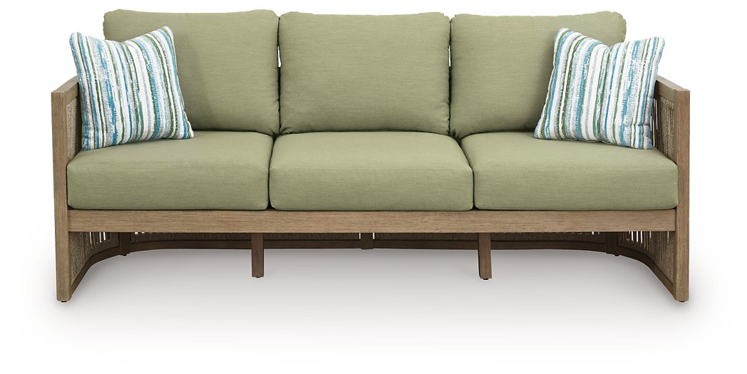 Serena Shores Outdoor Sofa with Cushion - Luxury Home Furniture (MI)