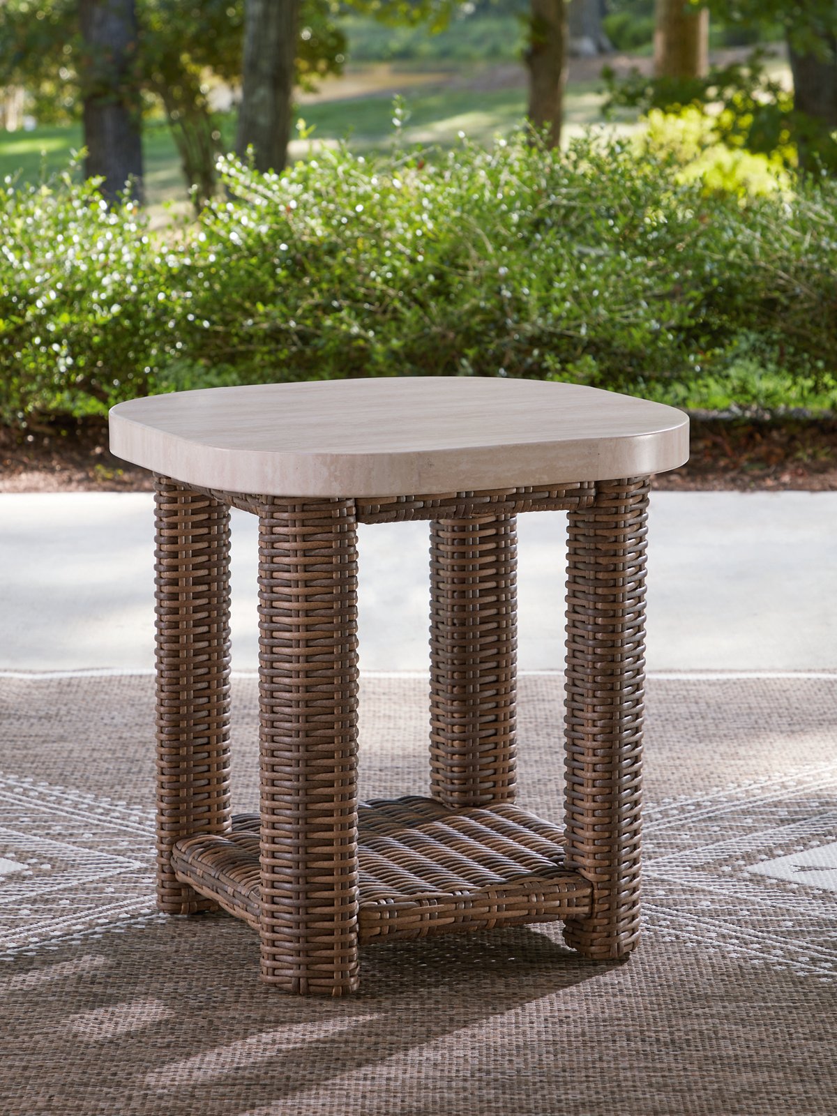 Dolan Creek Outdoor End Table - Luxury Home Furniture (MI)
