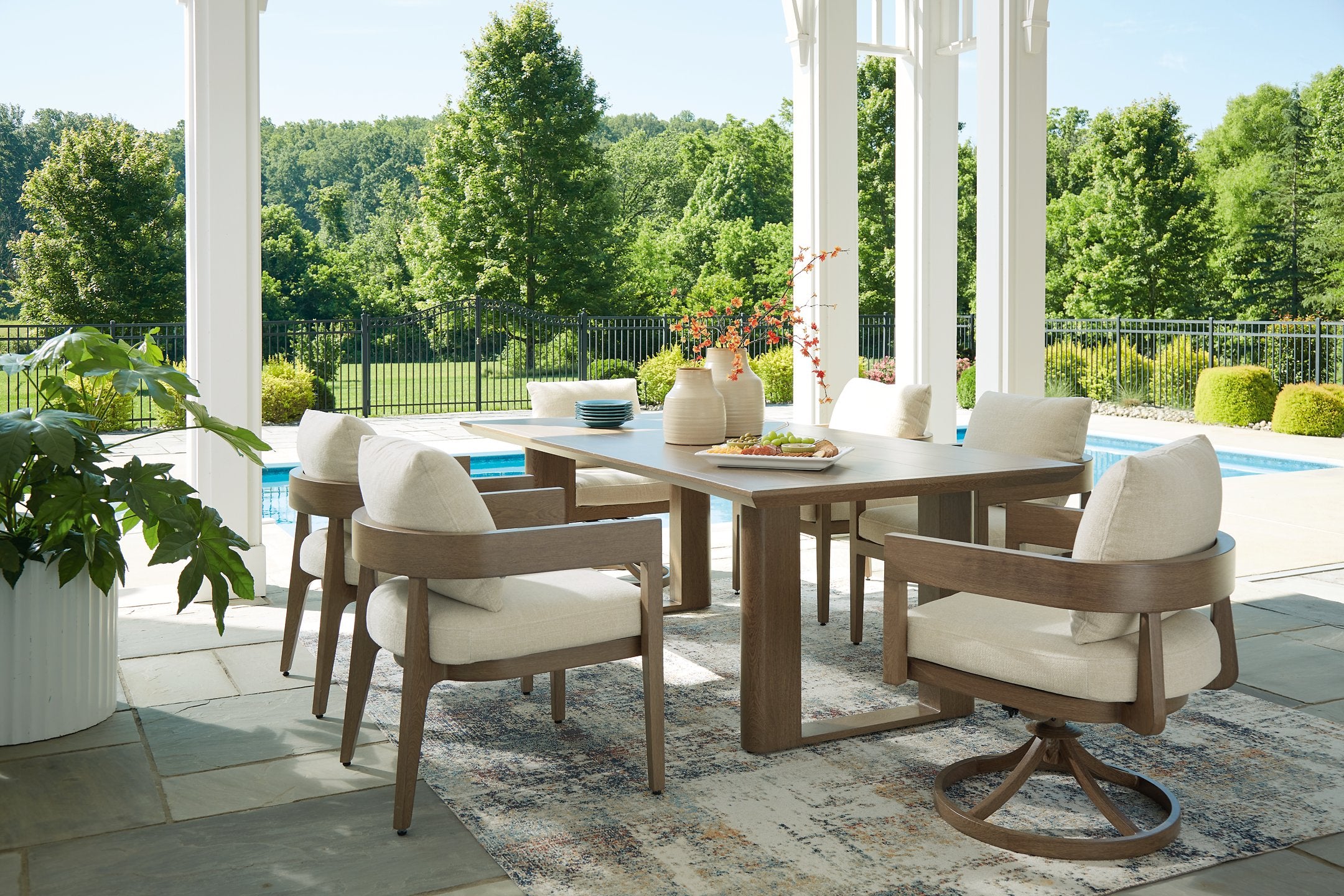 Serene Bay Outdoor Dining Set - Luxury Home Furniture (MI)