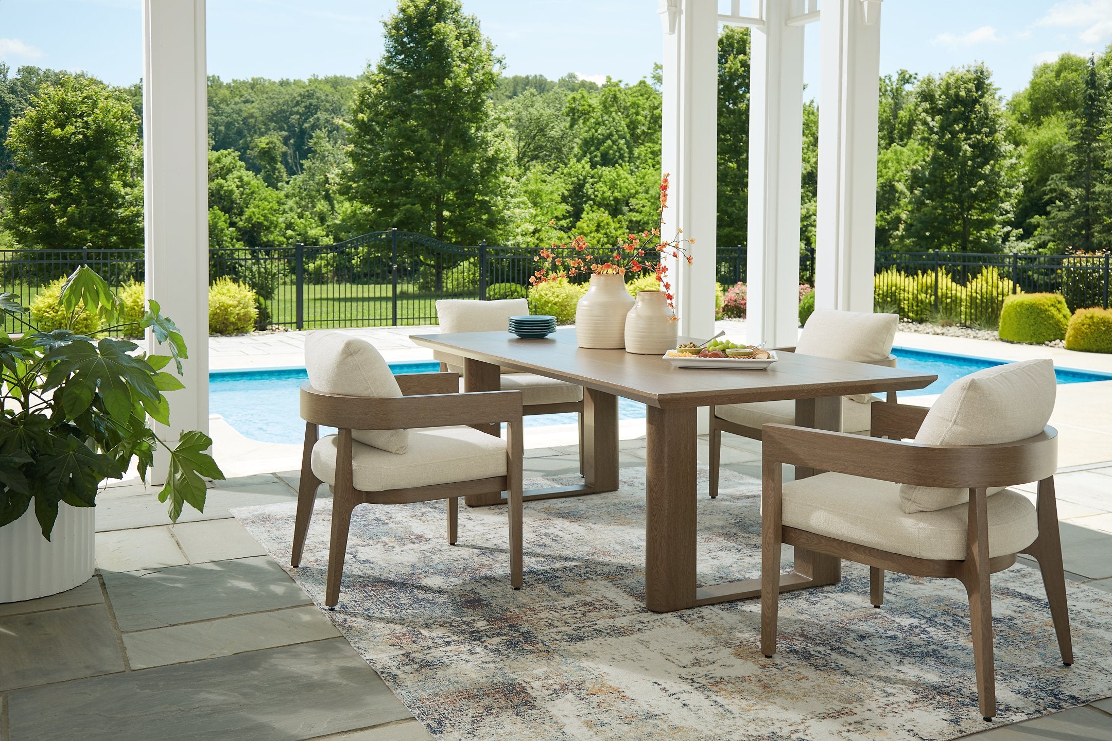 Serene Bay Outdoor Dining Set - Luxury Home Furniture (MI)