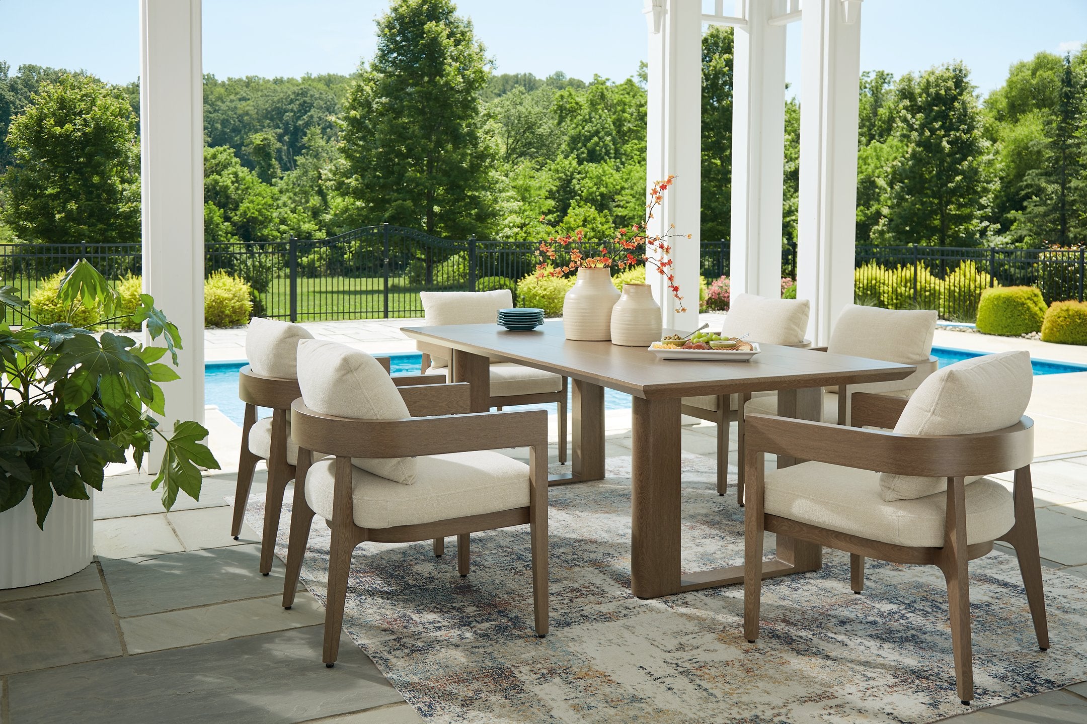 Serene Bay Outdoor Dining Set - Luxury Home Furniture (MI)