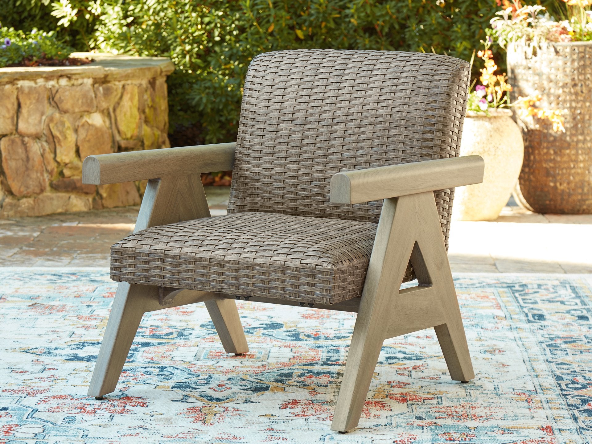 Cliff Trails Outdoor Rocking Lounge Chair - Luxury Home Furniture (MI)