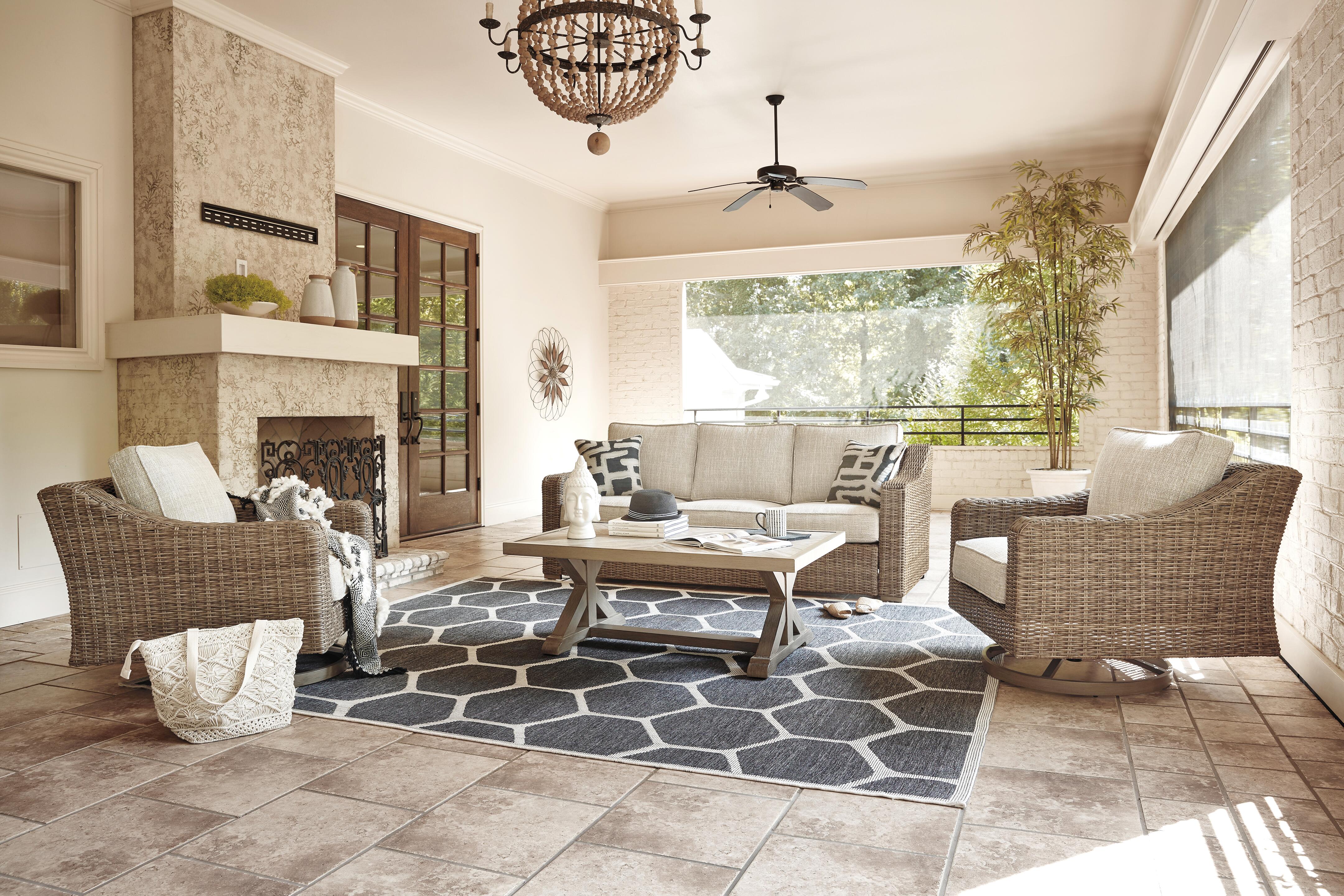 Beachcroft Outdoor Conversation Set - Luxury Home Furniture (MI)