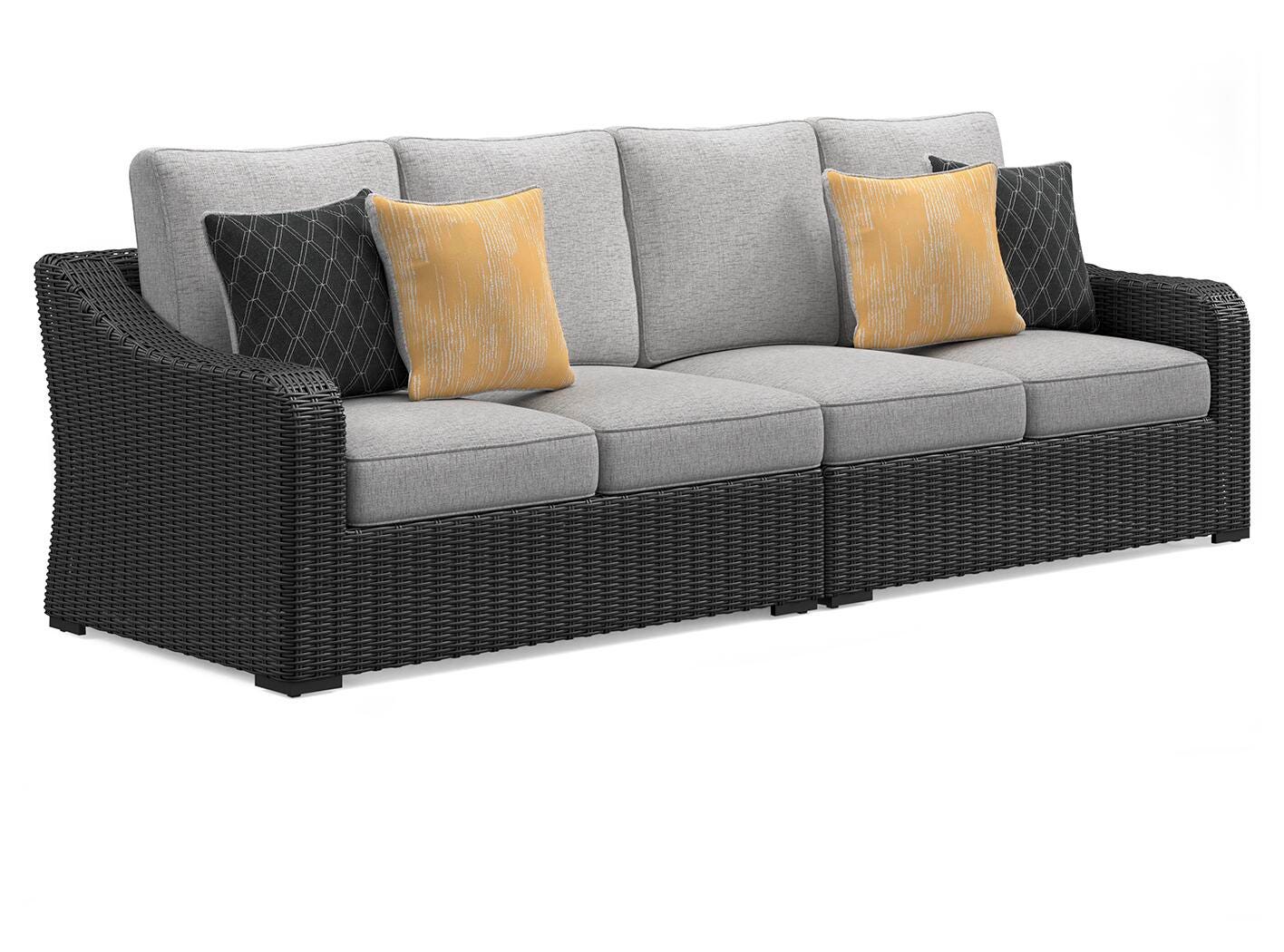 Beachcroft 2-Piece Outdoor Loveseat with Cushion - Luxury Home Furniture (MI)