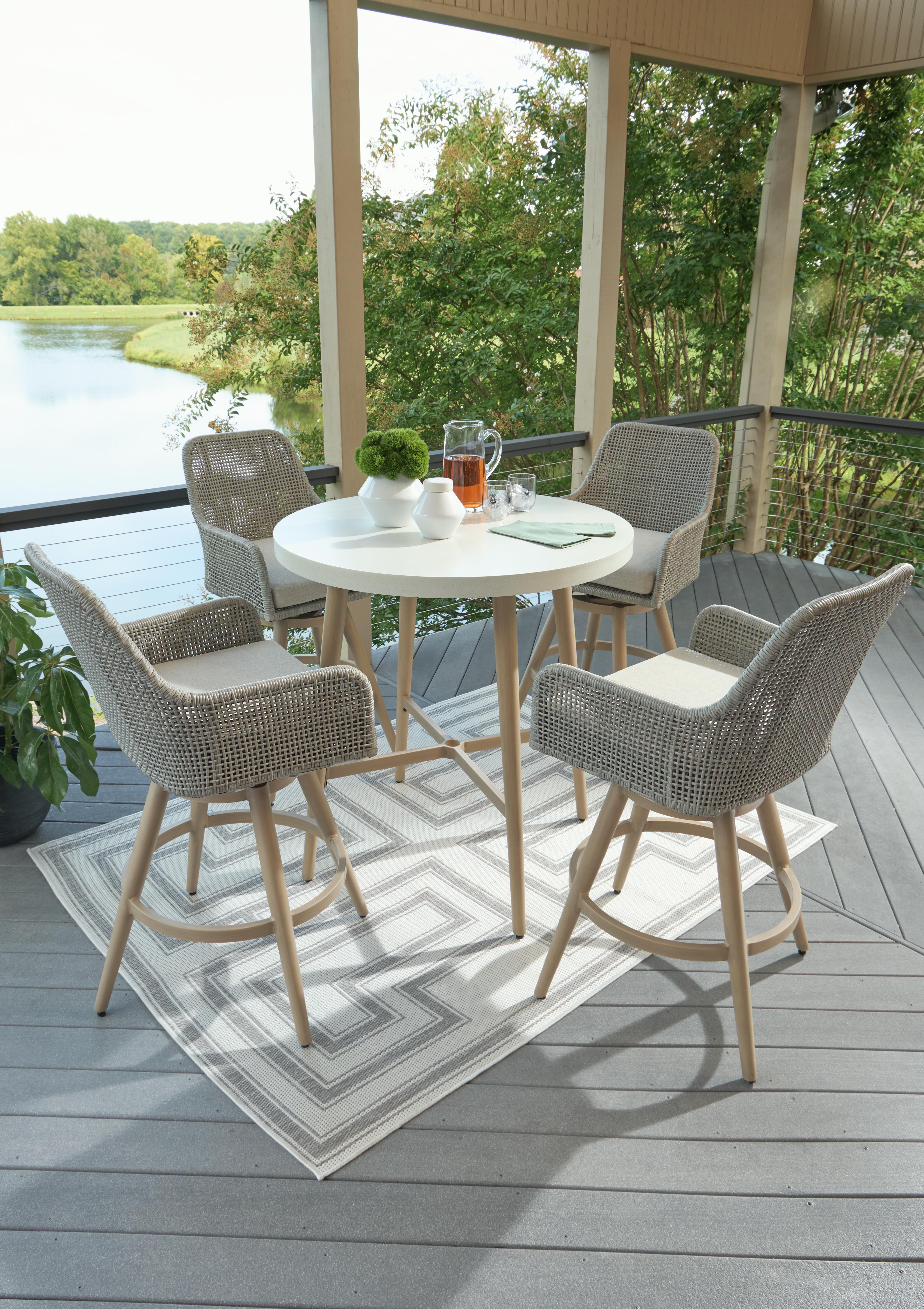 Seton Creek Outdoor Dining Package - Luxury Home Furniture (MI)