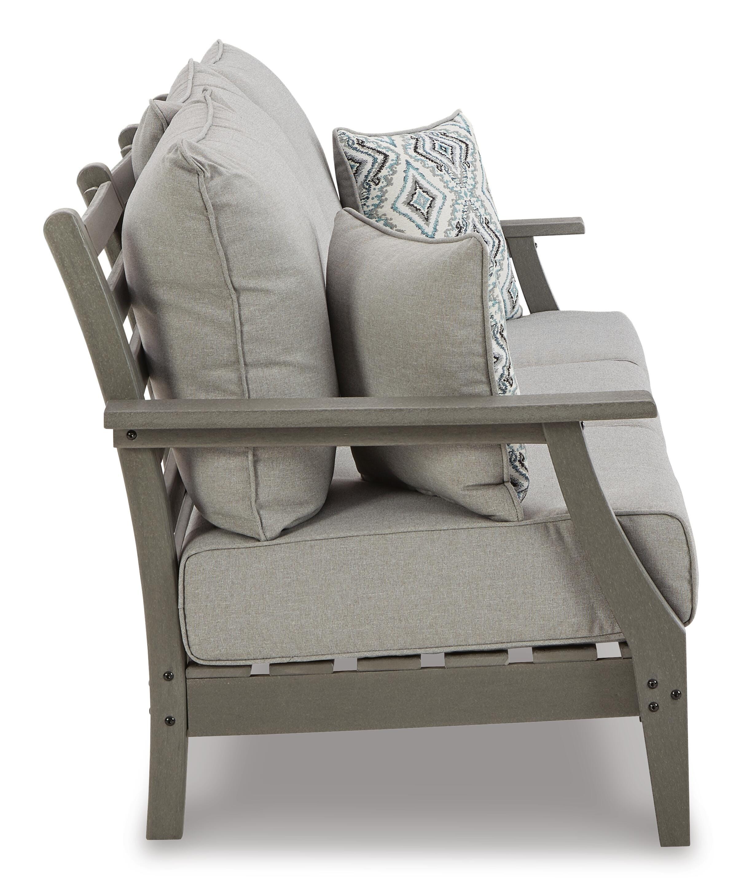 Visola Outdoor Sofa and Loveseat Set - Luxury Home Furniture (MI)