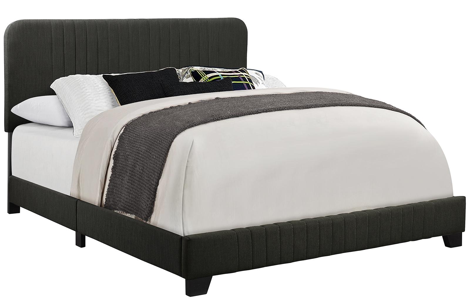 Pulaski ACH All-In-One King Channeled Bed in Grey