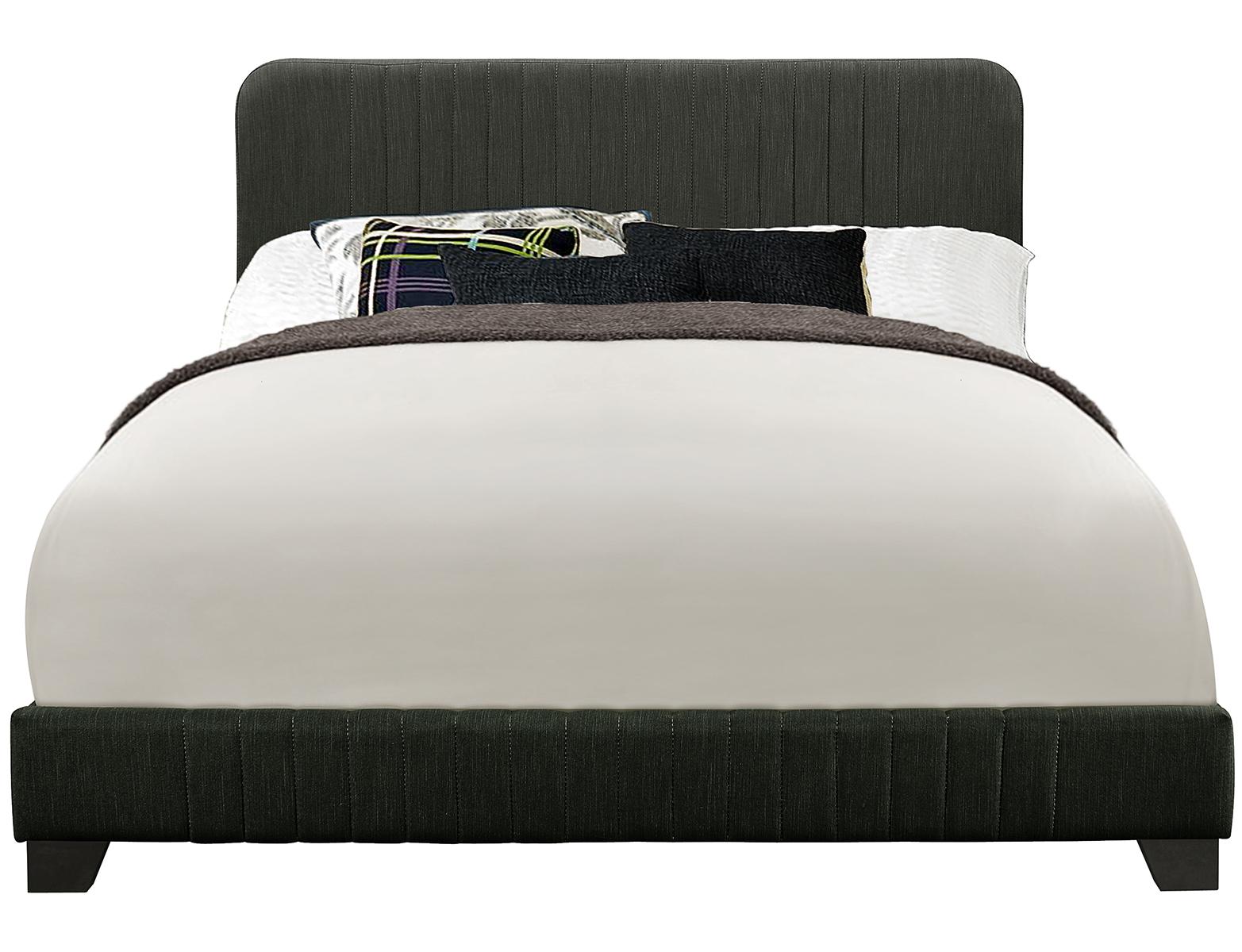 Pulaski ACH All-In-One Queen Channeled Bed in Grey - Luxury Home Furniture (MI)