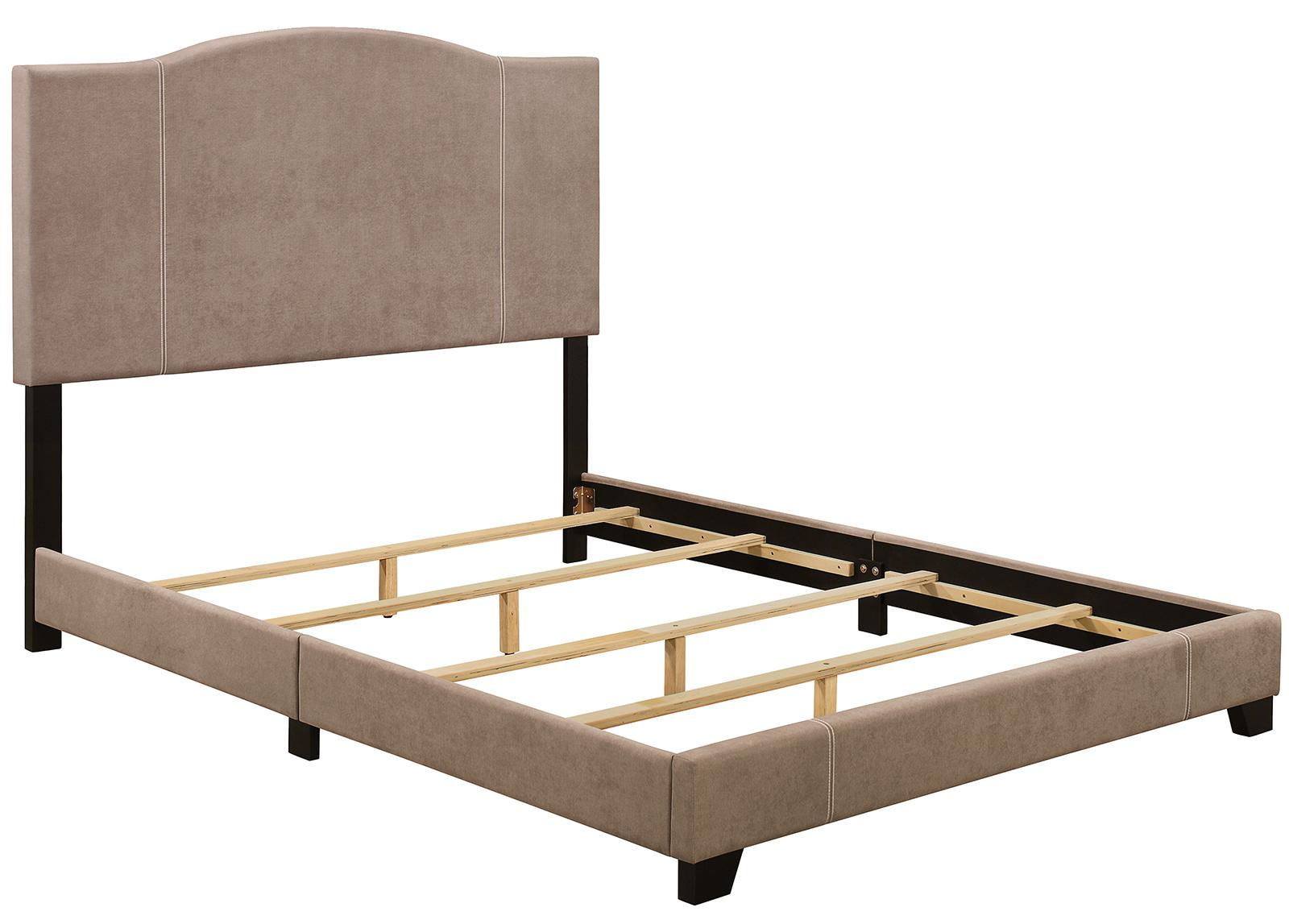 Pulaski ACH All-In-One King Channeled Bed in White - Luxury Home Furniture (MI)