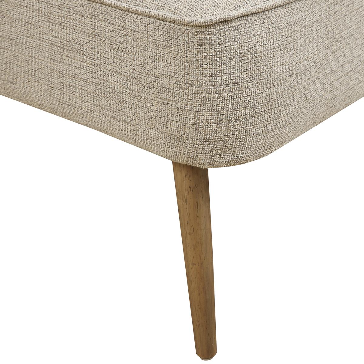 Pulaski ACH Vertically Channeled Settee in White - Luxury Home Furniture (MI)