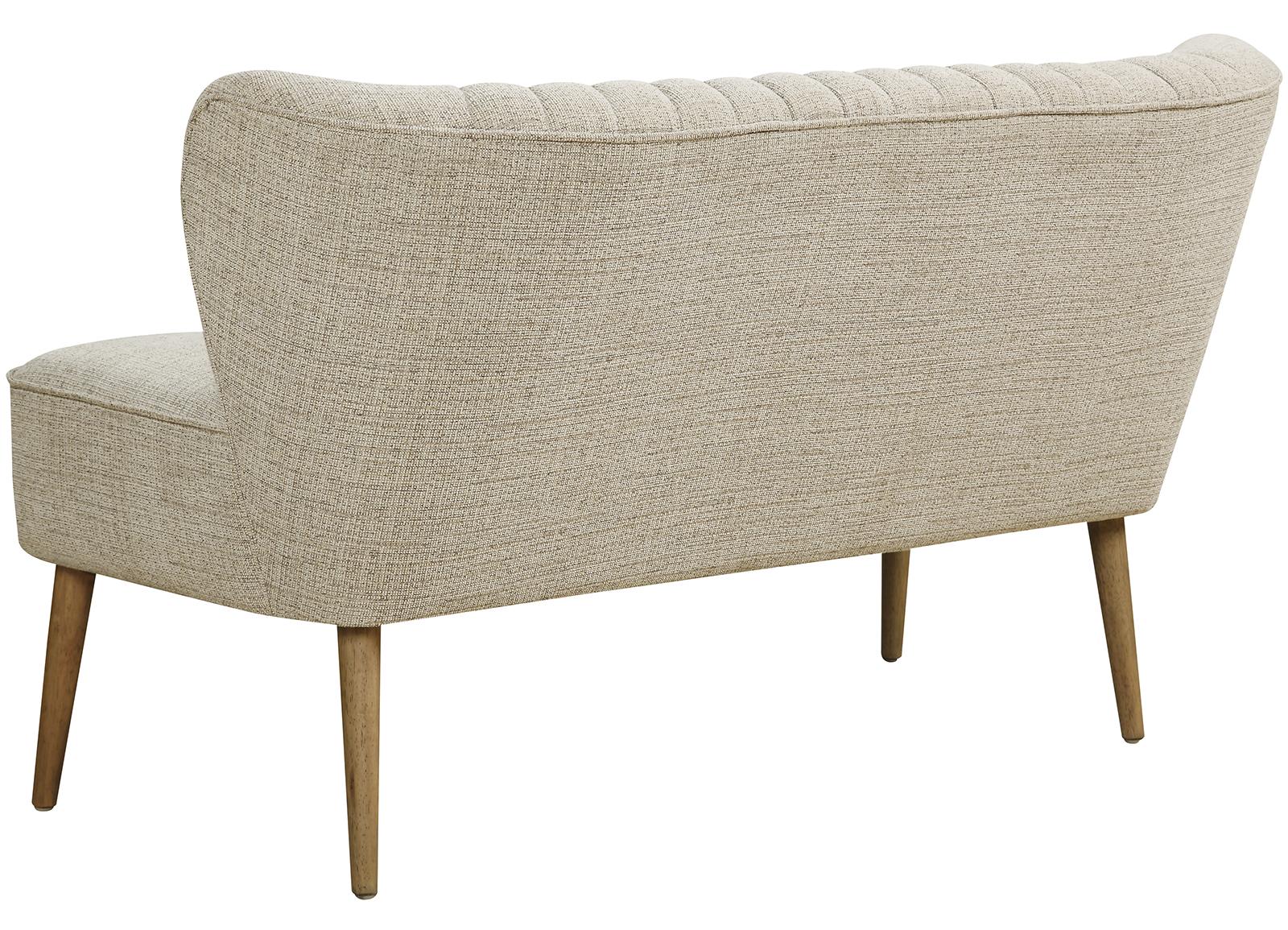 Pulaski ACH Vertically Channeled Settee in White - Luxury Home Furniture (MI)