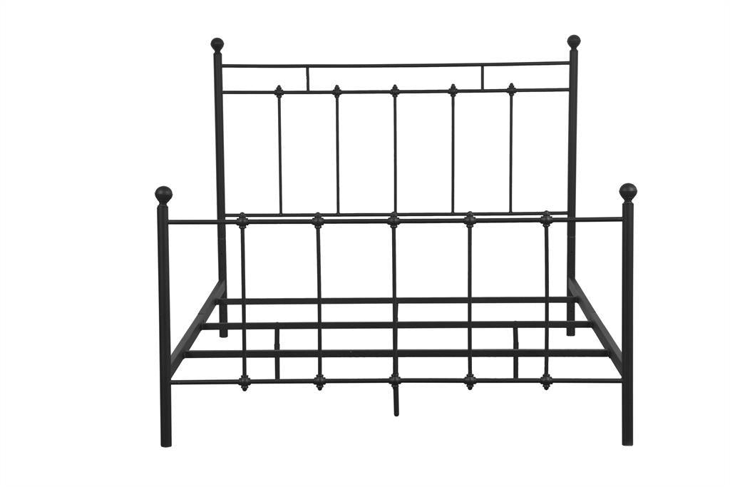 Pulaski All-in-One Black "Shaker" Metal Queen Bed - Luxury Home Furniture (MI)