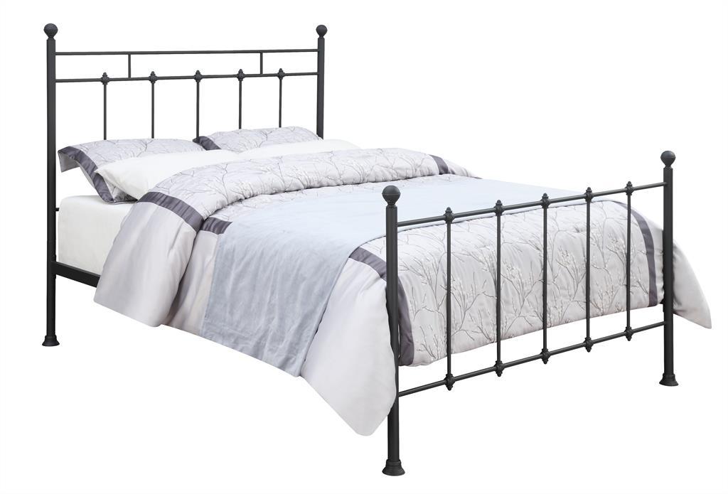 Pulaski All-in-One Black "Shaker" Metal Queen Bed - Luxury Home Furniture (MI)
