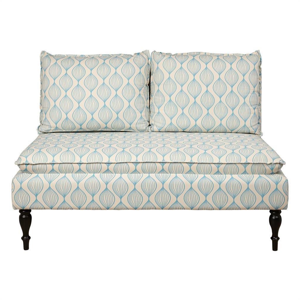 Pulaski Banquette Upholstered - Pattern Blue - Luxury Home Furniture (MI)