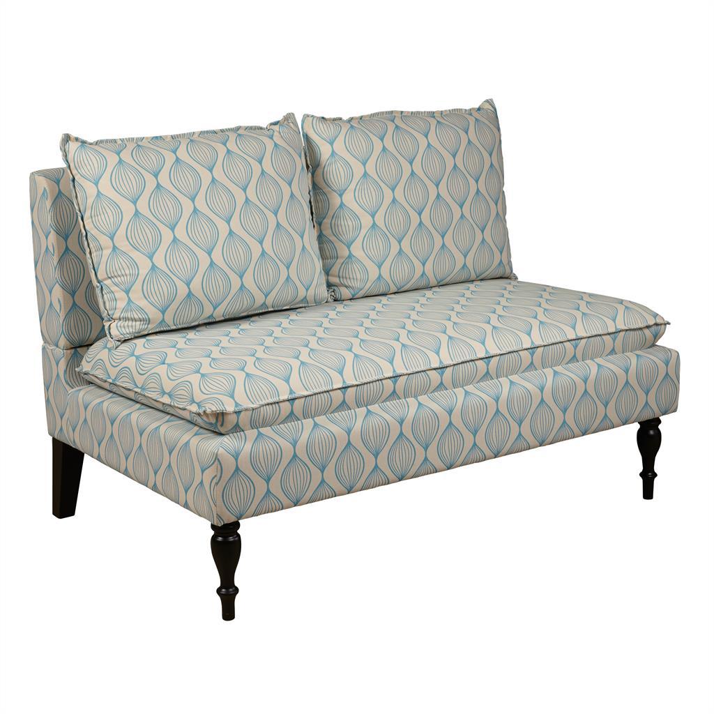 Pulaski Banquette Upholstered - Pattern Blue