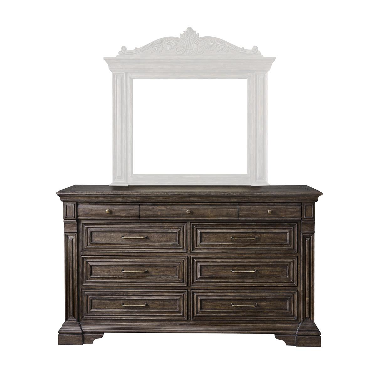 Pulaski Bedford Heights Dresser in Estate Brown