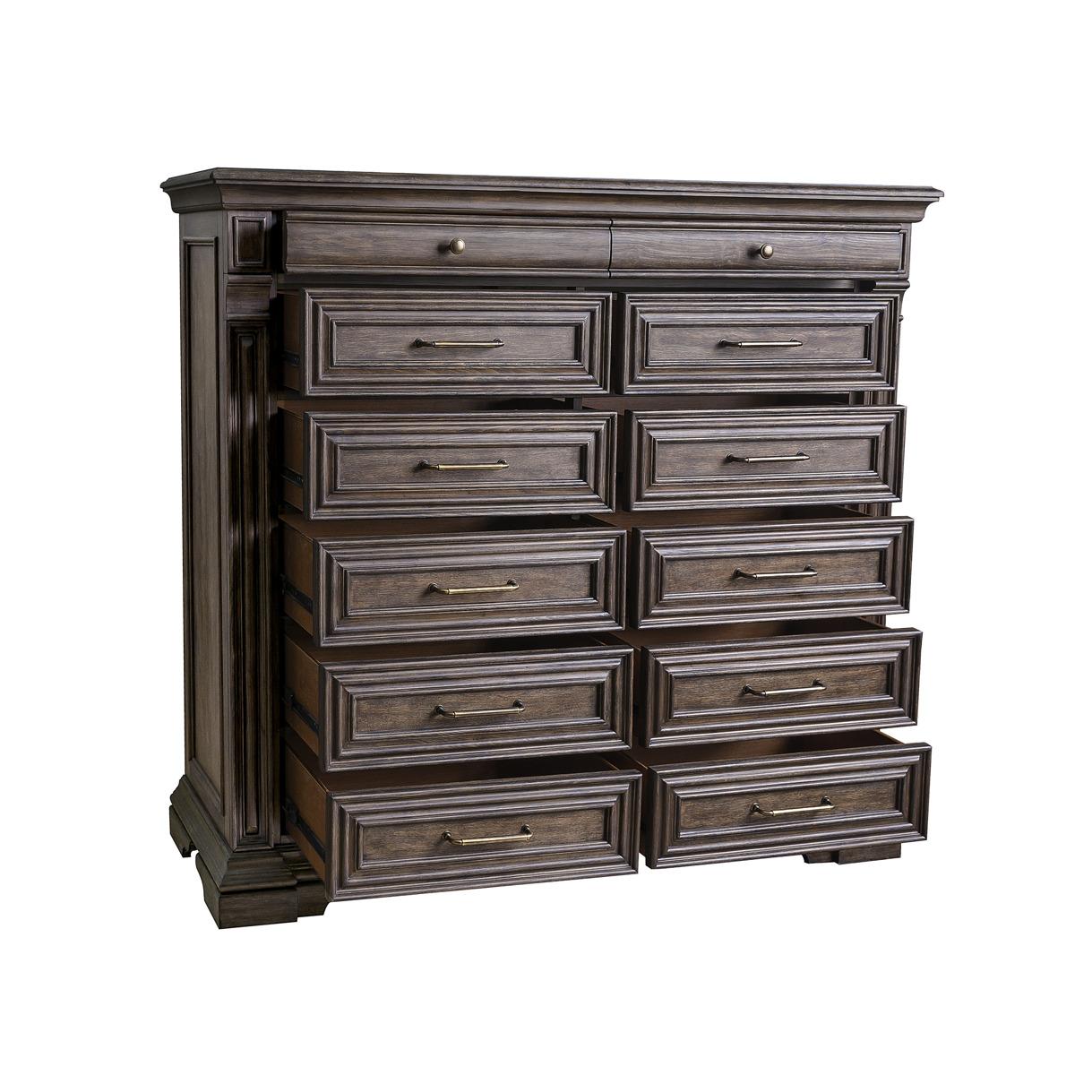Pulaski Bedford Heights Master Chest in Estate Brown - Luxury Home Furniture (MI)