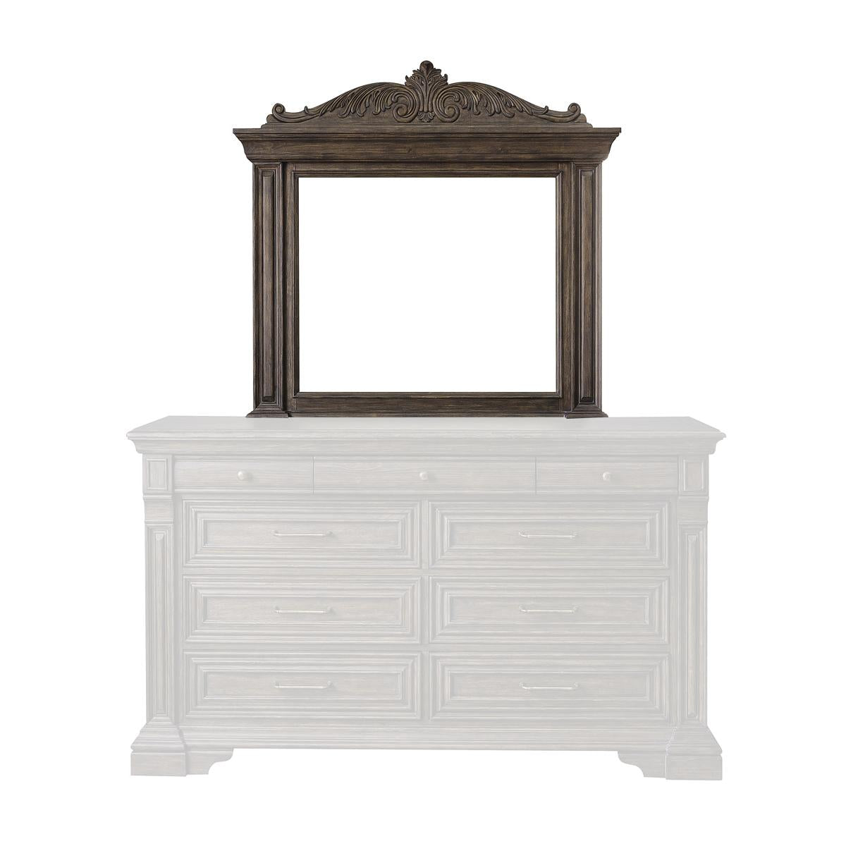 Pulaski Bedford Heights Mirror in Estate Brown - Luxury Home Furniture (MI)