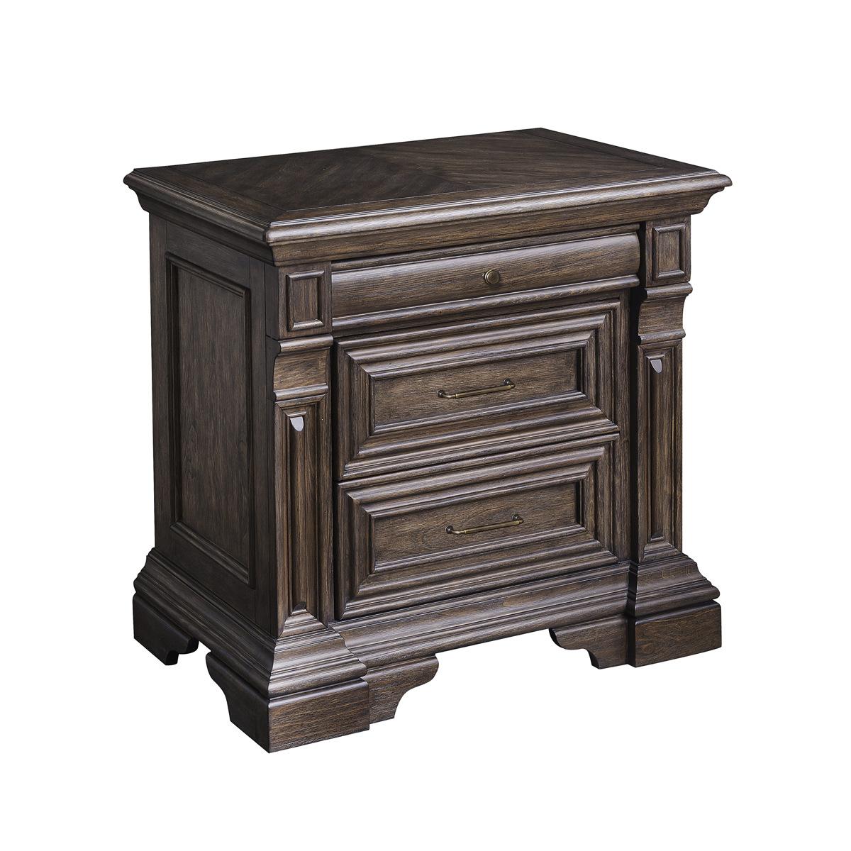 Pulaski Bedford Heights Nightstand in Estate Brown - Luxury Home Furniture (MI)