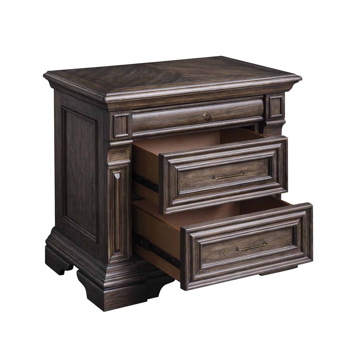 Pulaski Bedford Heights Nightstand in Estate Brown - Luxury Home Furniture (MI)