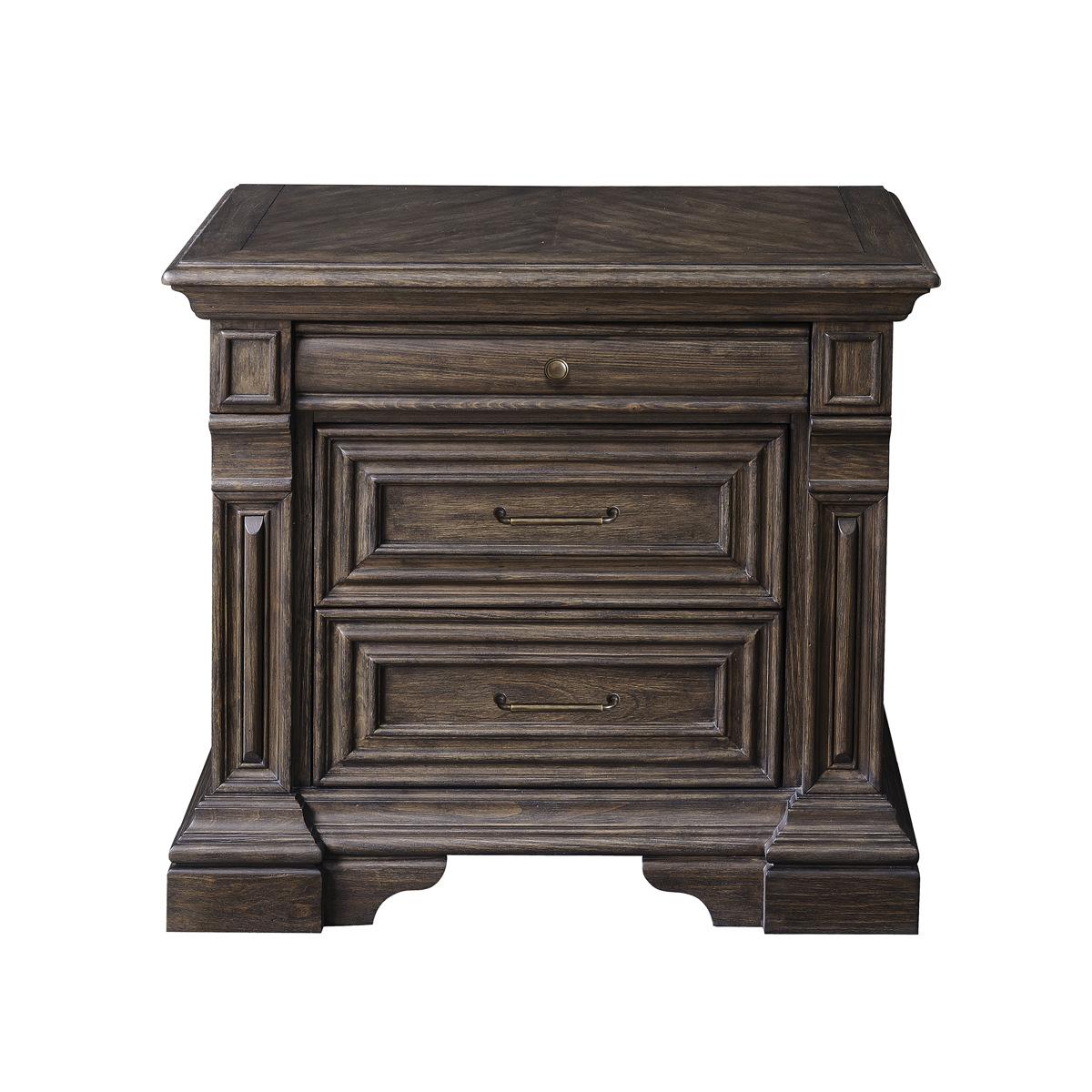 Pulaski Bedford Heights Nightstand in Estate Brown - Luxury Home Furniture (MI)