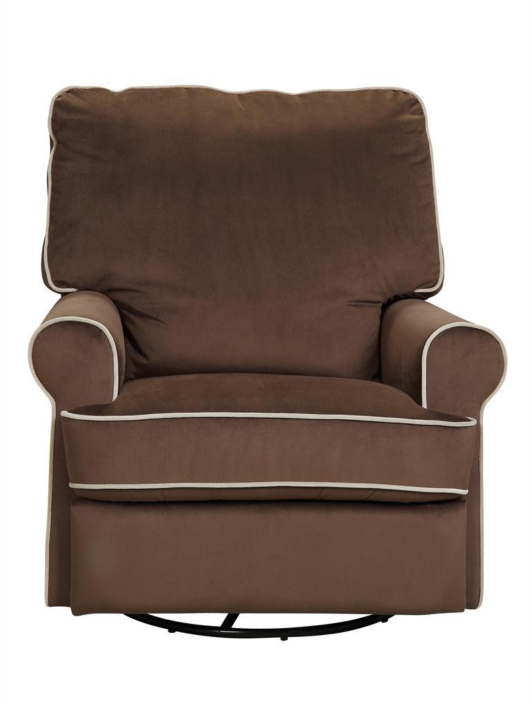 Pulaski Birch Hill Swivel/Glider Recliner - Stella Cofee Doe Piping - Luxury Home Furniture (MI)