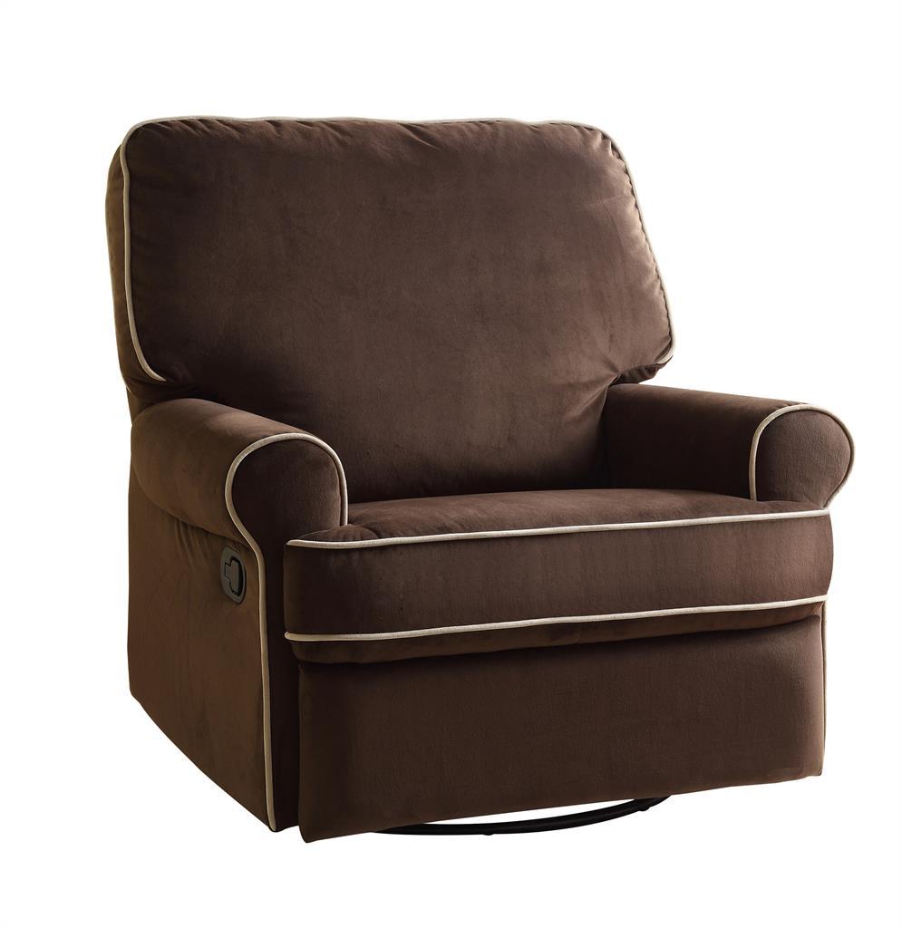 Pulaski Birch Hill Swivel/Glider Recliner - Stella Cofee Doe Piping - Luxury Home Furniture (MI)