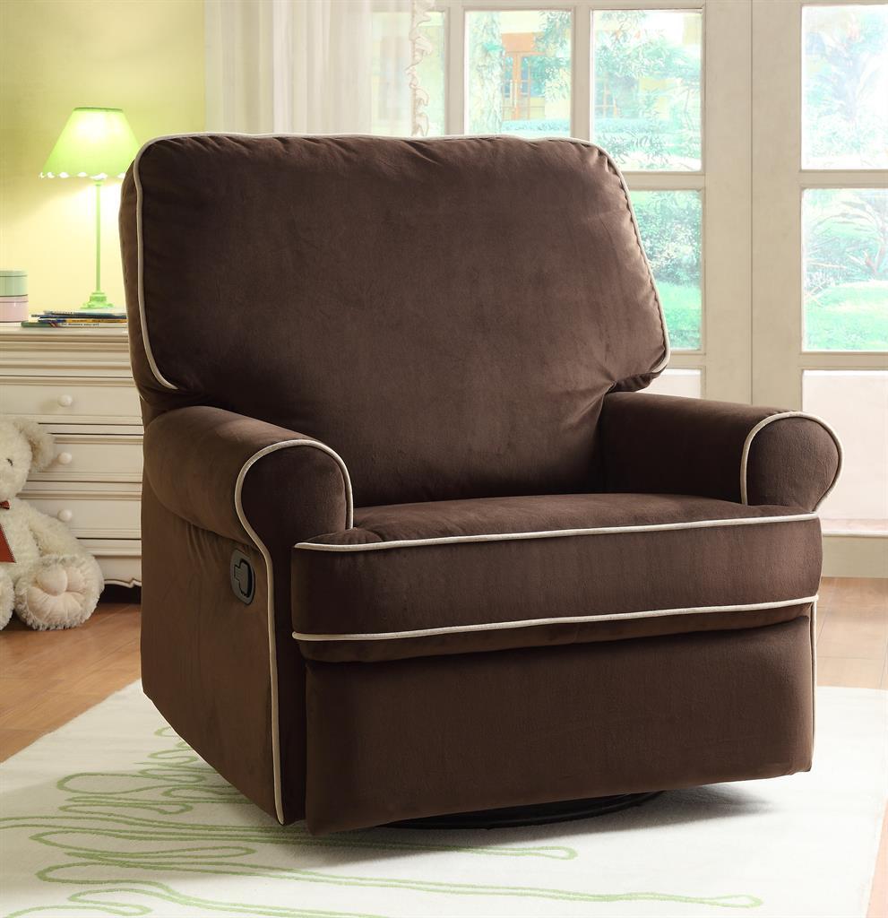 Pulaski Birch Hill Swivel/Glider Recliner - Stella Cofee Doe Piping - Luxury Home Furniture (MI)