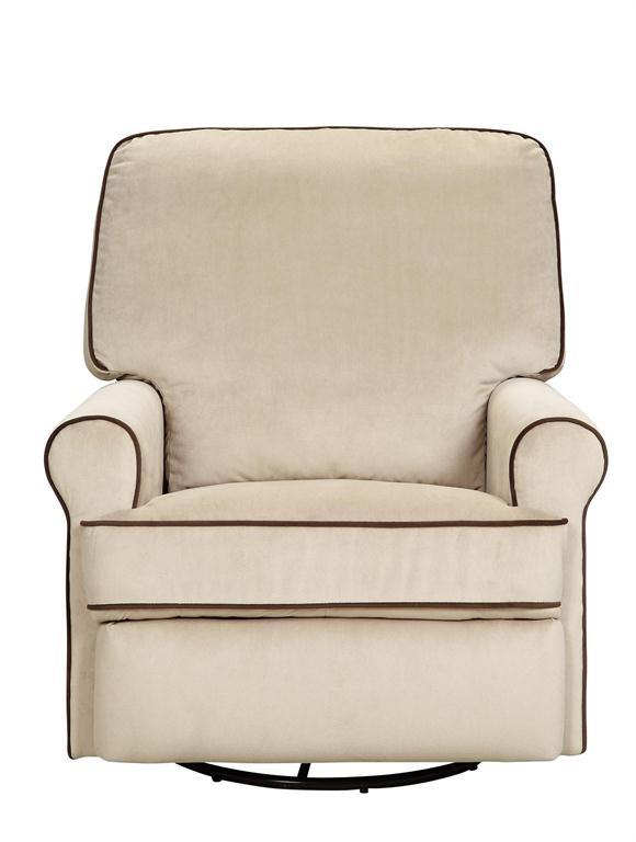 Pulaski Birch Hill Swivel/Glider Recliner - Stella Doe Coffee Piping - Luxury Home Furniture (MI)
