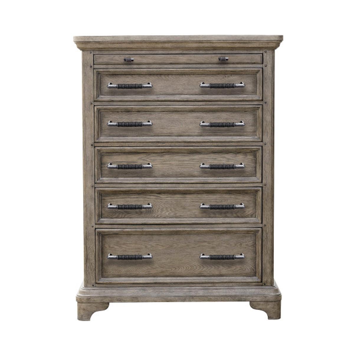 Pulaski Bristol Drawer Chest in Elm Brown