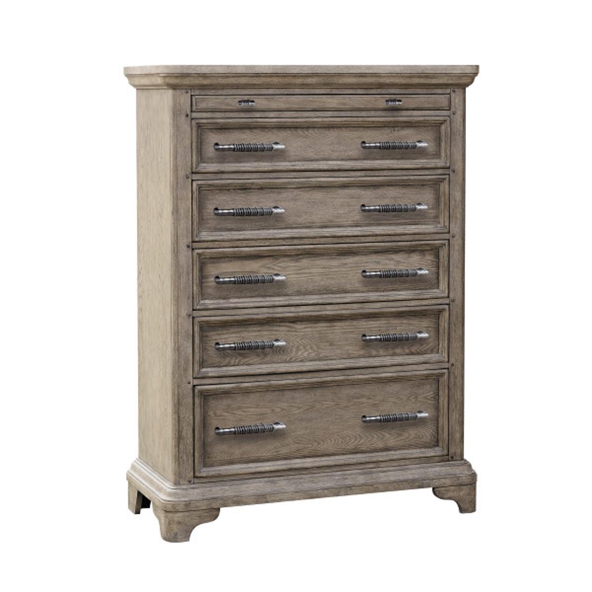 Pulaski Bristol Drawer Chest in Elm Brown - Luxury Home Furniture (MI)
