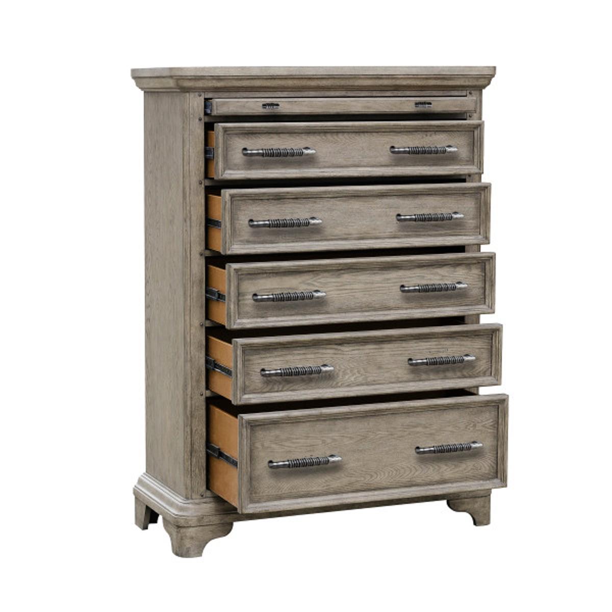 Pulaski Bristol Drawer Chest in Elm Brown - Luxury Home Furniture (MI)