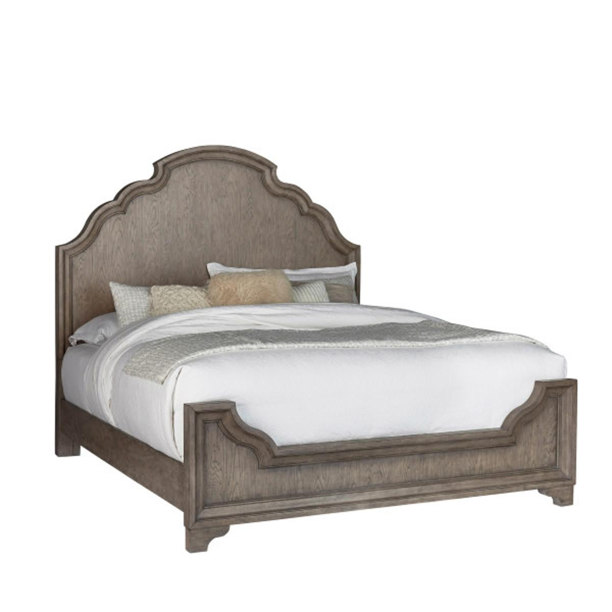 Pulaski Bristol King Panel Bed in Elm Brown - Luxury Home Furniture (MI)