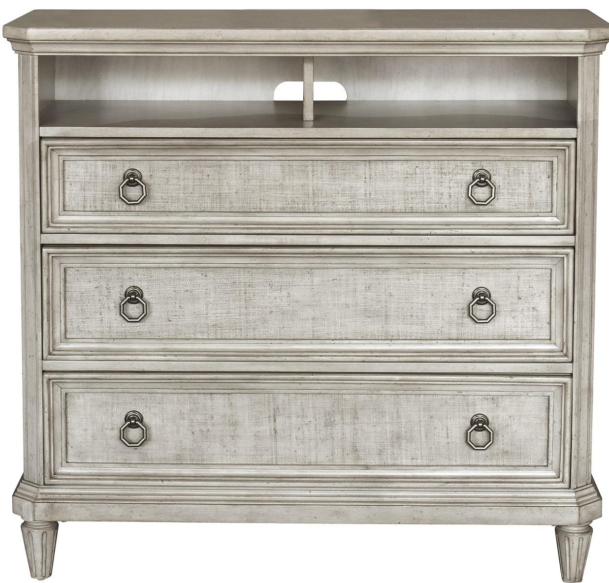 Pulaski Campbell Street 3 Drawer Media Chest in Vanilla Cream - Luxury Home Furniture (MI)