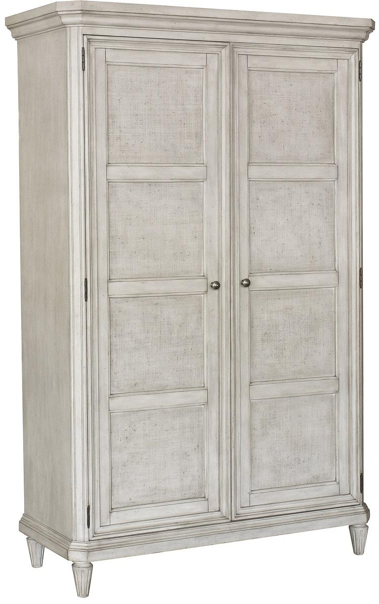 Pulaski Campbell Street 4 Drawer Armoire in Vanilla Cream - Luxury Home Furniture (MI)