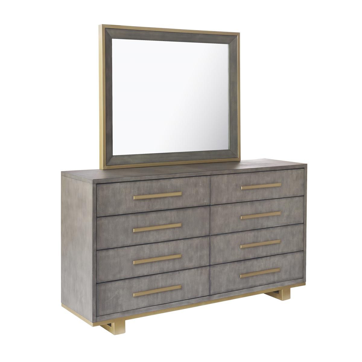 Pulaski Carmen Mirror in Shagreen - Luxury Home Furniture (MI)