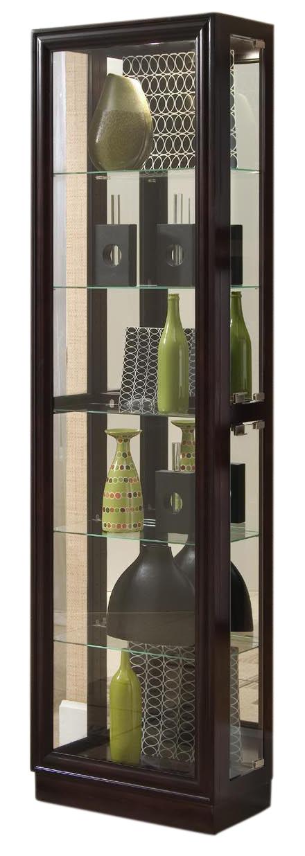 Pulaski Chocolate Cherry II Curio - Luxury Home Furniture (MI)