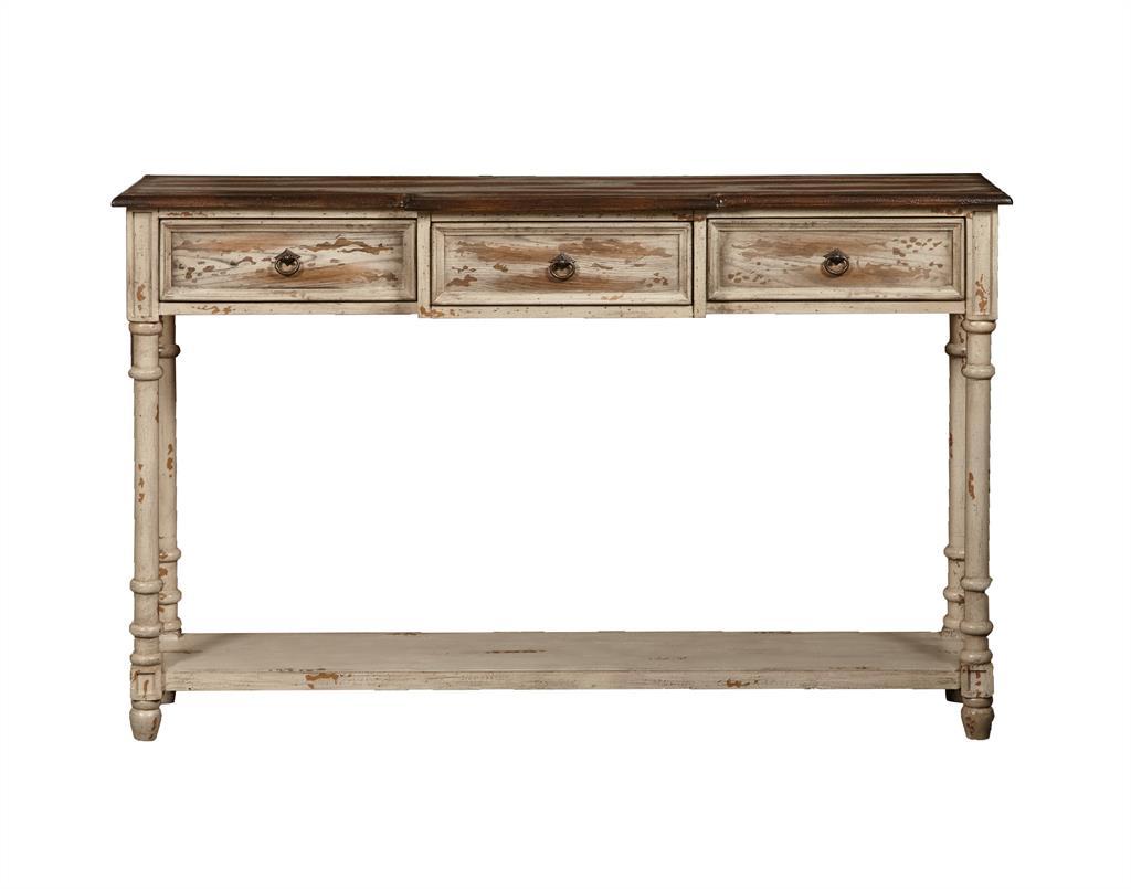 Pulaski Distressed Drawer Console Table - Luxury Home Furniture (MI)