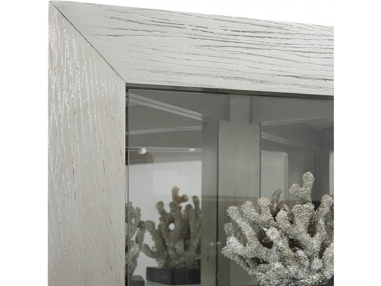 Pulaski Corner Curio in Weathered Gray - Luxury Home Furniture (MI)