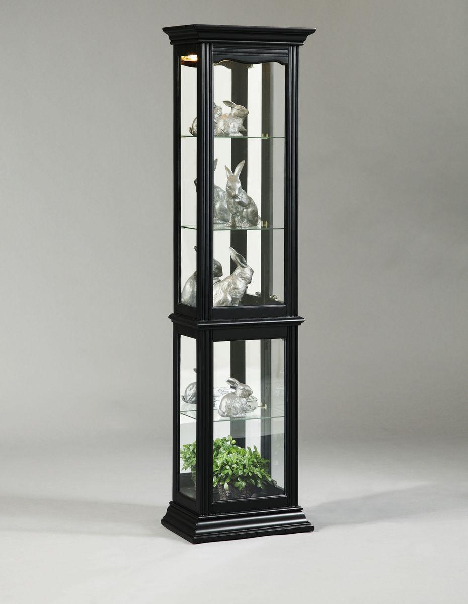 Pulaski Curio in Oxford Black - Luxury Home Furniture (MI)