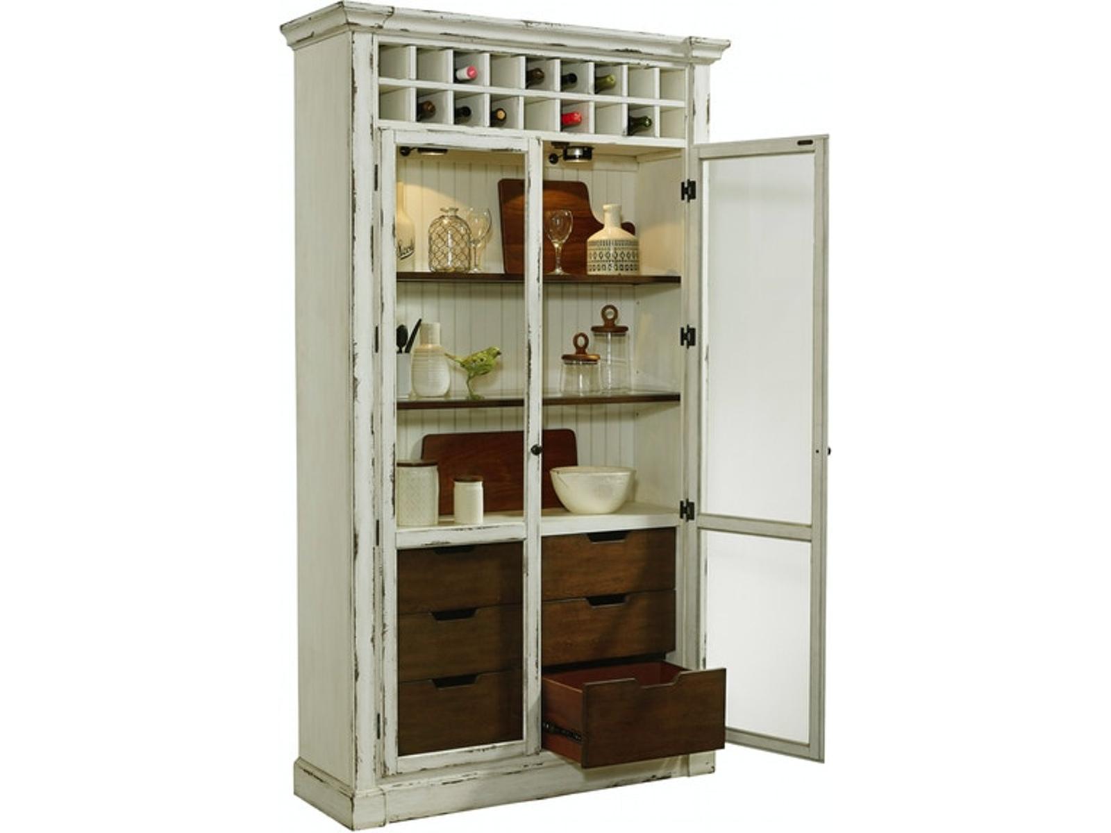 Pulaski Curio in White - Luxury Home Furniture (MI)