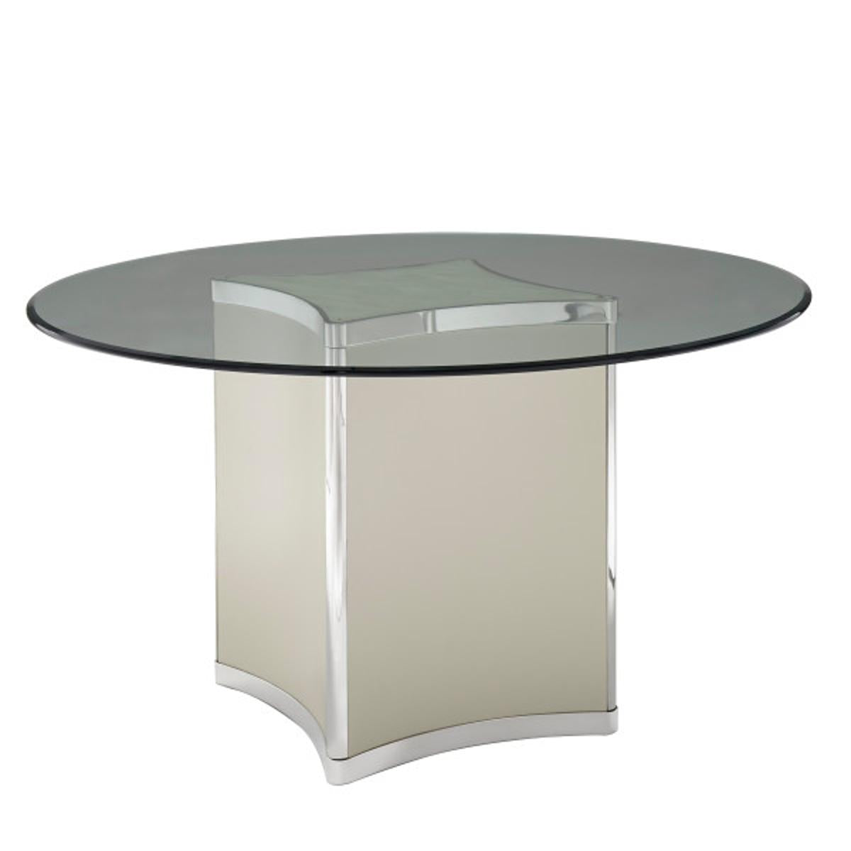 Pulaski Cydney Round Dining Table in Painted - Luxury Home Furniture (MI)