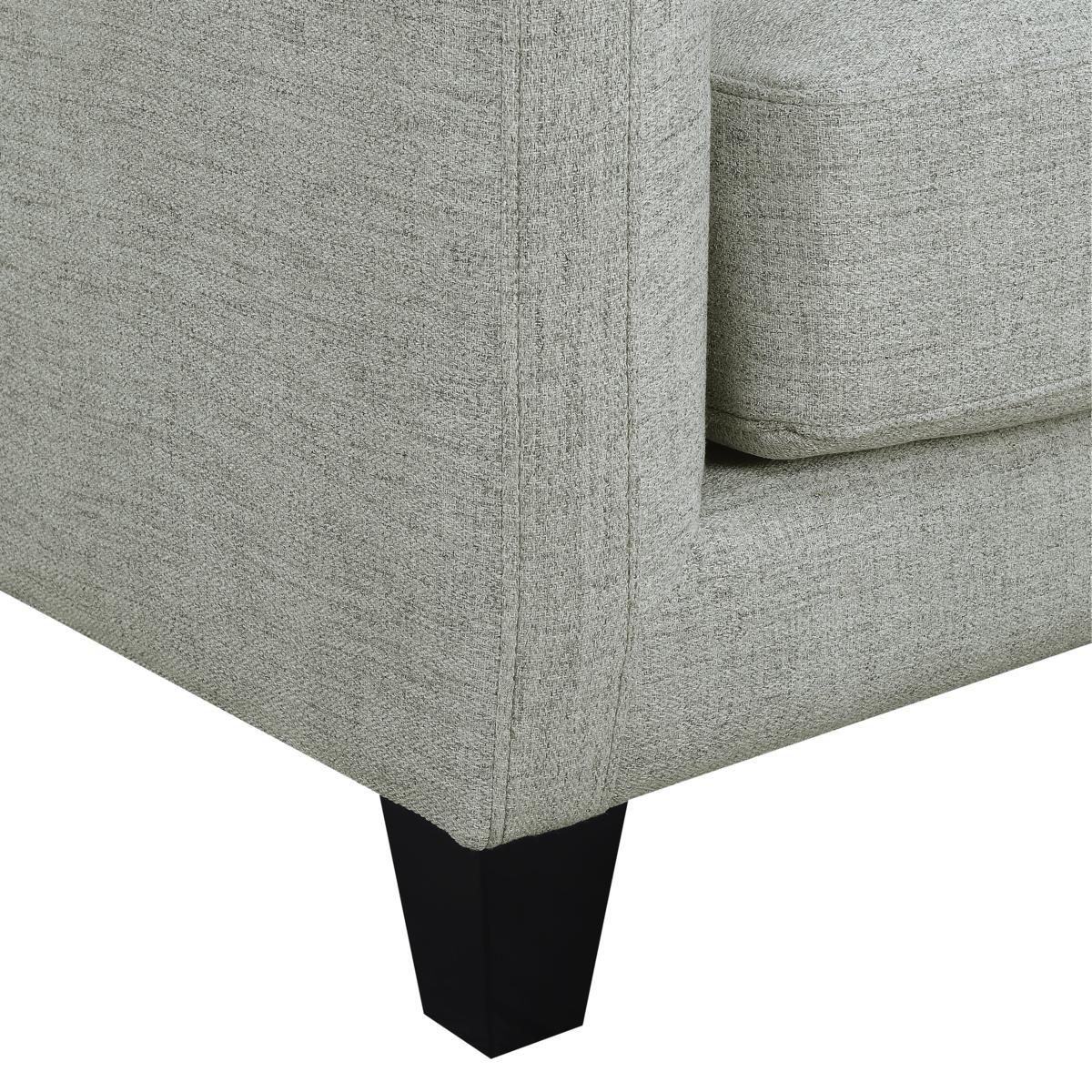 Pulaski D192 Double Cushion Loveseat in Light Gray - Luxury Home Furniture (MI)
