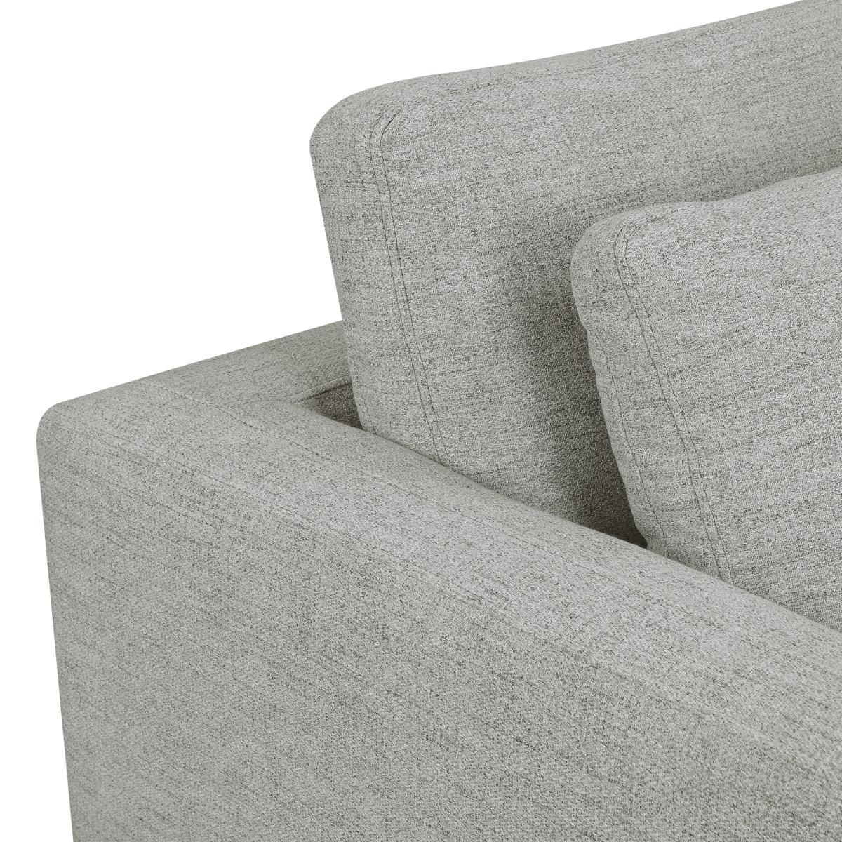 Pulaski D192 Double Cushion Loveseat in Light Gray - Luxury Home Furniture (MI)
