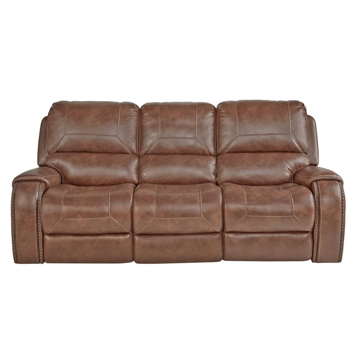 Pulaski Dual Recliner Sofa with Dropdown Charging Console - Luxury Home Furniture (MI)