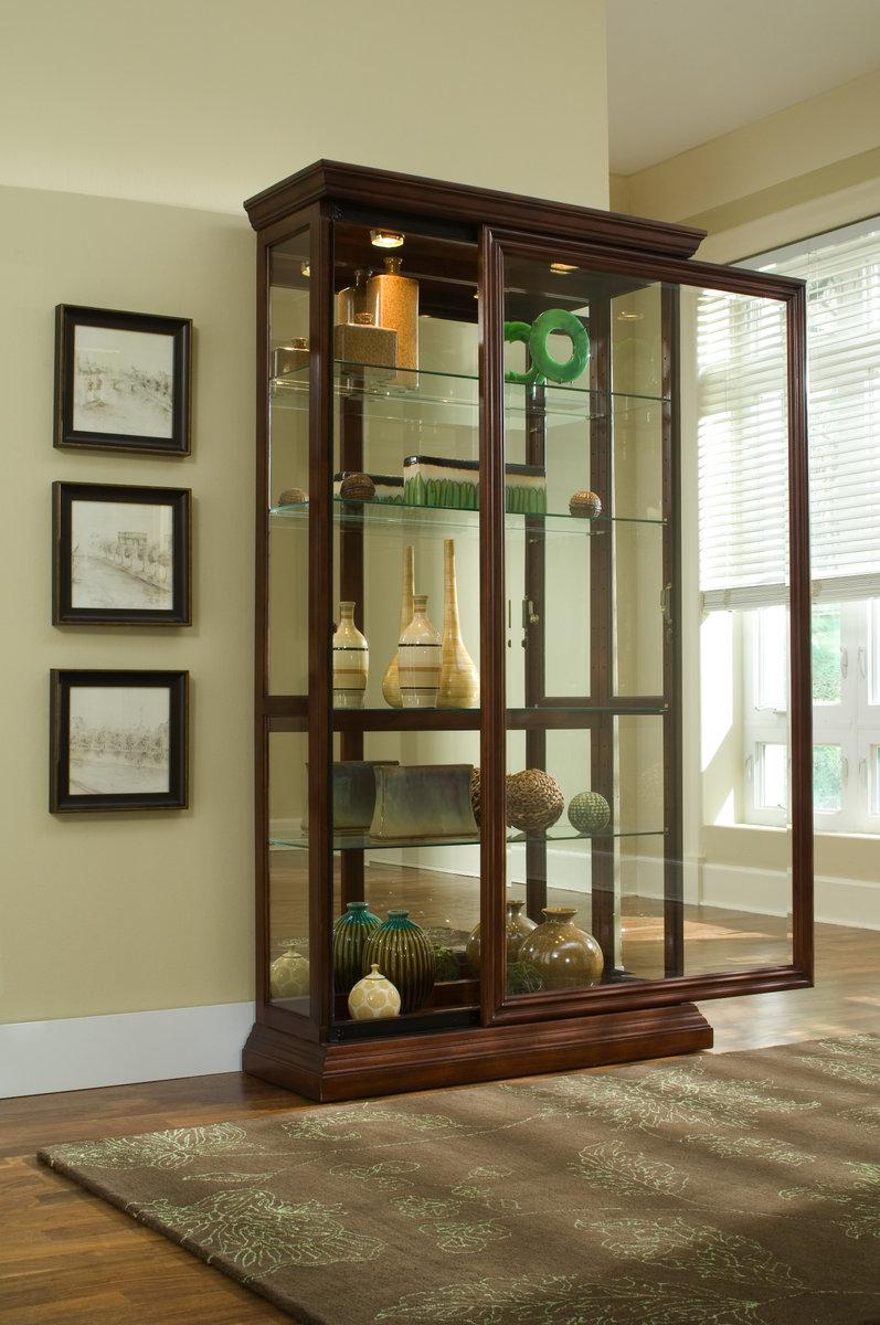 Pulaski Eden House 2 Way Sliding Door Curio - Luxury Home Furniture (MI)